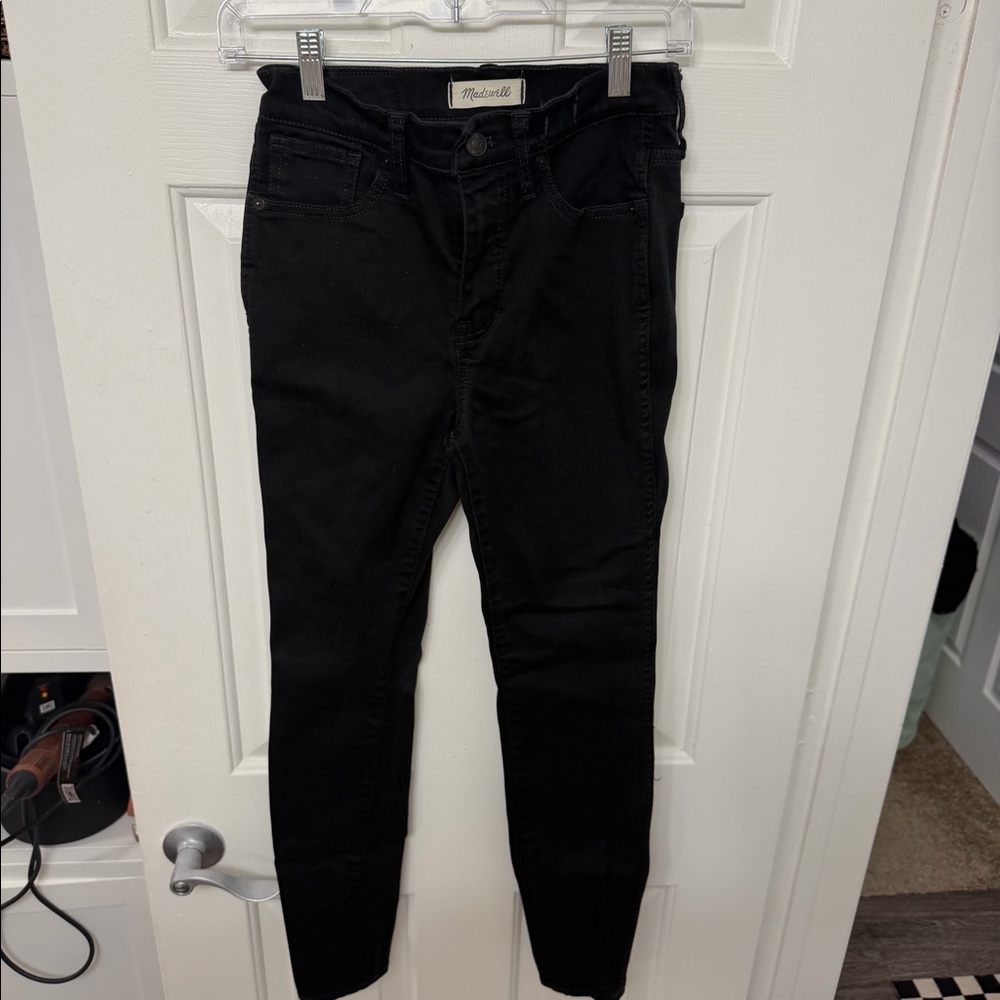 Black Madewell Skinny Jeans